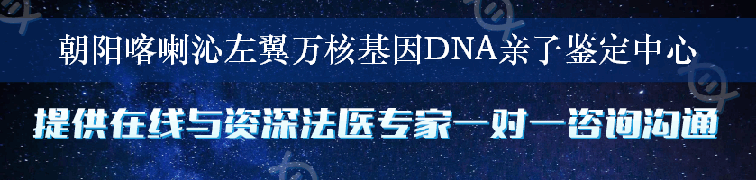 朝阳喀喇沁左翼万核基因DNA亲子鉴定中心
